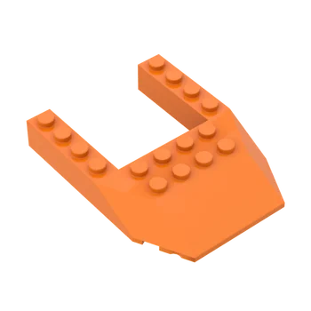1 шт. Высокотехнологичная сборка Particle 32084 6x8 с обратным наклоном, строительные блоки, кирпичная деталь, игрушка в подарок