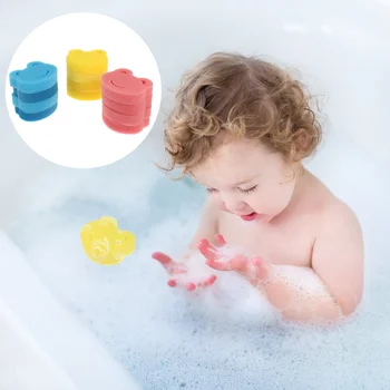 12 шт. Губка для купания новорожденных Мочалка для детей Todler Kids Sponges Clean
