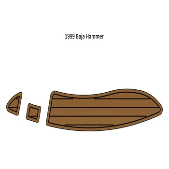 1999 Baja Hammer Платформа Для плавания Ступенчатый Коврик Лодка EVA Искусственная Пена Палуба Из Тикового Дерева Подкладка Для Пола Самоклеящийся Стиль SeaDek Gatorstep