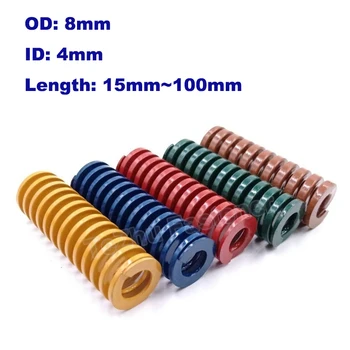 1шт ID 4 мм OD 8 мм Спиральная Штамповочная Пресс-форма для штамповки пружинных деталей 3D-принтера Длиной 15 мм ~ 100 мм