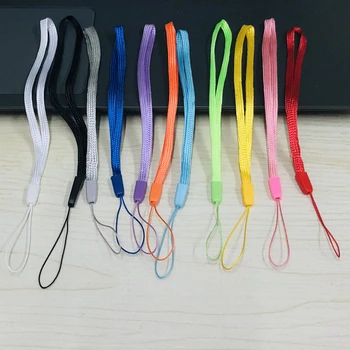 200шт разноцветных коротких удобных ремешков на запястье для селфи-палки, USB-флешки, ключа, удостоверения личности, бейджа, Mp3 и электронных устройств