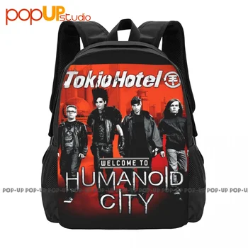 2010 Tokio Hotel Добро пожаловать в Humanoid City Tour Рюкзак Большой емкости Новейшая креативная спортивная сумка Многофункциональный