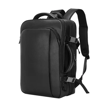 2023 Новый дизайн Мужской кожаной сумки-рюкзака, большая водонепроницаемая дорожная сумка Capcity, деловая сумка из воловьей кожи двойного назначения для мужчин, мужчин