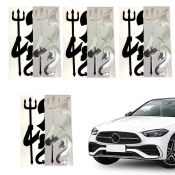 3D наклейка на автомобиль Креативные наклейки на автомобиль для внешнего декора Самоклеящиеся декоративные наклейки на экстерьер автомобиля 3D Наклейки на кузов автомобиля для