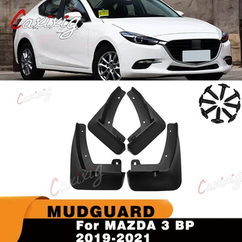 4шт Раллийные Брызговики Для Mazda 3 Mazda3 BP 2019 2020 2021 Хэтчбек Брызговики Брызговики Переднего Заднего Крыла