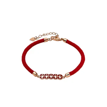 CTB7 Струнные браслеты на руку Lucky Bracelet Femme 2022 Плетеная веревка из нержавеющей стали Регулируемые ювелирные изделия MM22