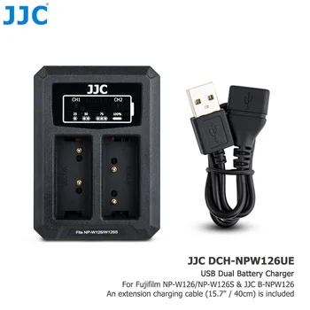 JJC NP-W126S USB Зарядное Устройство Для камеры Подходит Fujifilm XS10 XE4 XE3 XE2 XT3 XT2 XT30II XT30 XT20 X100V X100F XA7