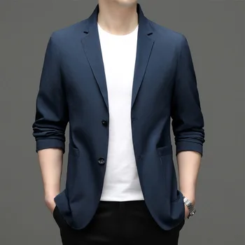 Lin1045-Мужской пиджак для делового повседневного костюма