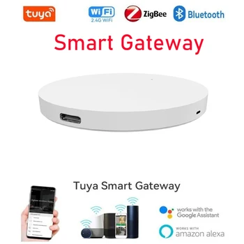 Tuya ZigBee 3.0 Smart Gateway Hub Многорежимный Smart Life Wifi Zigbee Bluetooth ПРИЛОЖЕНИЕ Дистанционного Управления Alexa Google Home Умный Дом