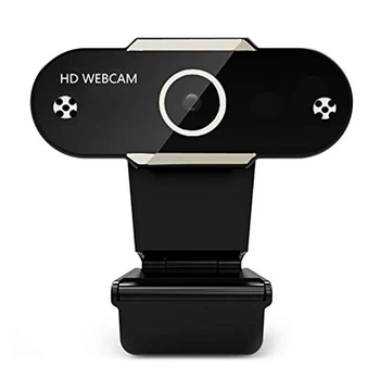 USB-веб-камера для компьютера высокой четкости 1080P без привода с микрофоном, вращающаяся настольная компьютерная камера