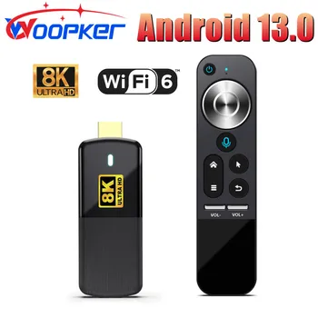 Woopker TV Stick Android 13 H96 Max M3 8K Smart TVBOX Rockchip RK3528 Поддержка 8K WIFI6 8K Медиаплеера 2GB 16GB
