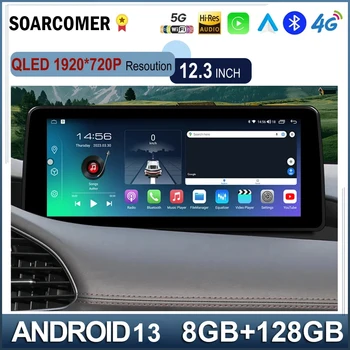 Автомобильное Радио Android 13 Для Mazda 3 Axela 2020-2022 12,3 Дюймовый Мультимедийный Плеер GPS Навигация Видео Стерео Аудио Головное Устройство БЕЗ DVD