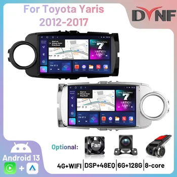 Автомобильное радио WIFI 2Din 4G Android Carplay Мультимедийный плеер GPS Навигация Автомагнитола для Toyota Yaris 2012 2013 2014 2015 2016 2017