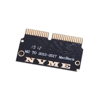 Адаптер PCIe-карты для NVMe M.2 для NGFF PCIe для MacBook Air Pro конца 2013 2014 2015 A1465 A1466 A1398 PCI-E x4 NVMe SSD
