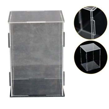 Акриловая витрина из 1 шт., прозрачная большая пластиковая коробка 8 