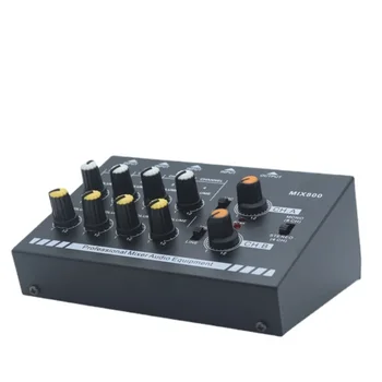 Аудиомикшерный усилитель Mix800 Sound Ультракомпактный 8-канальный моно стерео 1/4 