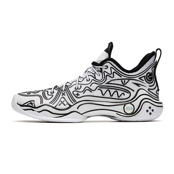 Баскетбольная обувь Anta Fury 4pro | С Азотной технологией, Мужская Цементная Убийственная Прочная Практичная Спортивная Обувь 112321111