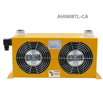 Гидравлический воздухоохладитель AH0608TL-CA Объемом 60 л/мин Масляный радиатор с воздушным охлаждением Двойные вентиляторы Воздушное охлаждение Машина для охлаждения масла