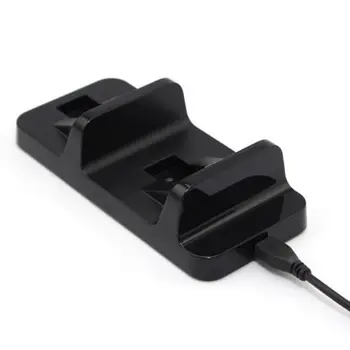 Двойное USB-зарядное устройство, универсальный беспроводной джойстик, док-станция для зарядки, подставка, держатель для зарядки, Базовая замена для PS4