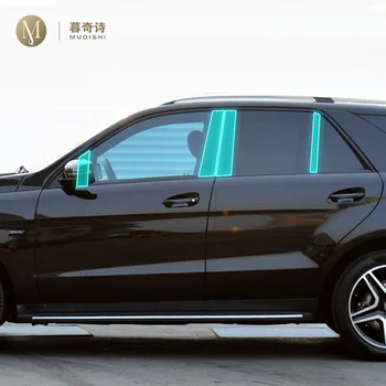 Для Mercedes Benz GLE V167 2015-2019 Защитная Пленка Центральной Стойки Окна Против царапин Защитная Пленка Для автомобиля Снаружи TPU Пленка PPF