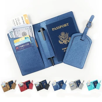 Дорожный кошелек, обложка для паспорта, Унисекс, держатель для карт, Органайзер для паспорта, Porta Pasaporte Familiar Carteira Masculina