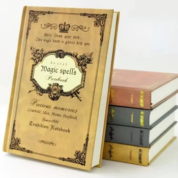 Европейский Ретро Толстый Волшебный Блокнот Creative A5 Diary Book Классические Подарки для Студентов