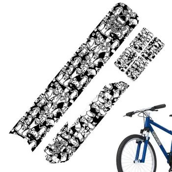 Защитная лента для рамы велосипеда, устойчивая к царапинам, Имеется защитная лента для велосипедной цепи, предотвращающая трение цепи И износ троса