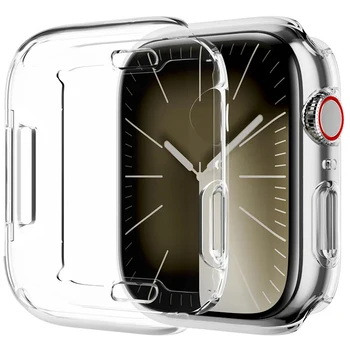 Защитная пленка для экрана Apple Watch Ultra 49mm Case Full TPU bumper Cover для iwatch серии 9 8 7 6 5 45 мм 41 мм 44 мм 40 мм 42 мм 38 мм