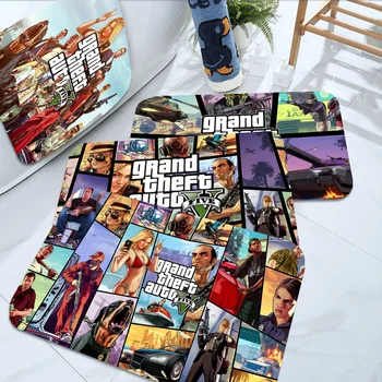 Игровой коврик Grand Theft Auto GTA Коврик для пола Коврик для дома в скандинавском стиле, коврики для ванной и туалета, коврик для декора спальни, коврик для отеля