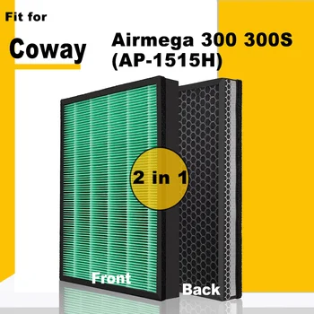 Изготовленный на заказ антибактериальный сменный угольный фильтр Hepa для очистителя воздуха Coway Airmega 300/300s (AP-1515H)