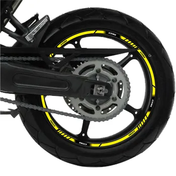 Кайма из пленки для колеса мотоцикла, светоотражающие водонепроницаемые наклейки, наклейка с логотипом, закрывающая передний задний обод, для DUCATI 1098