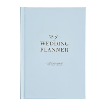 Книга для свадебного планировщика И органайзер Полный журнал планирования свадьбы для помолвленных пар Блокнот в твердом переплете формата А5