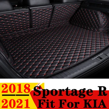 Коврик в багажник автомобиля для KIA Sportage R 2018 2019 2020 2021 Задняя крышка багажника, ковровая подкладка, детали салона, Багажник, накладка для багажа