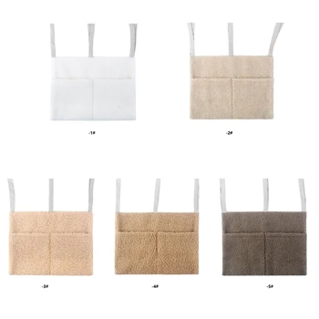 Компактная сумка-органайзер для хранения подгузников и мелочей в детской кроватке