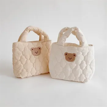 Корейская сумка для мамы, подвесная сумка для детской коляски с милым мультяшным мишкой, многофункциональная сумка для мамы и ребенка