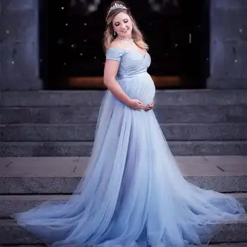 Кружевные платья для беременных из тюля в стиле пэчворк для фотосъемки, сексуальное платье для фотосессии беременных, милое длинное женское платье для фотосессии беременных.