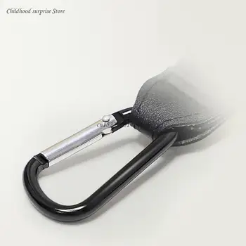 Крючок для коляски из искусственной кожи, Регулируемые вешалки для сумок, Нескользящие вешалки для детских колясок, Прямая поставка