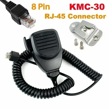 Микрофон KMC-30 RJ-45 8-Контактный Динамик Микрофон для мобильного радио KENWOOD TK-630 TK-730 TK-750 TK-760 TK-768 TK-768G TK-780 TK-7108HM