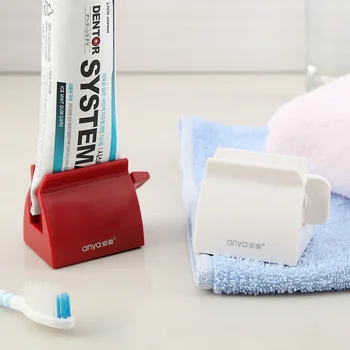 Многофункциональный диспенсер для зубной пасты, портативная пластиковая соковыжималка для зубной пасты с подвижным тюбиком, набор аксессуаров для ванной комнаты, держатель для зубной пасты