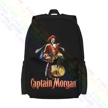 Многофункциональный рюкзак Captain Morgan Rum большой емкости, сумка для покупок с художественным принтом для спортзала