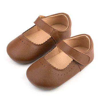 Модная обувь для девочек в британском стиле, очаровательная обувь для малышей на мягкой подошве, идеально подходящая для маленьких принцесс, детская обувь, обувь для девочек