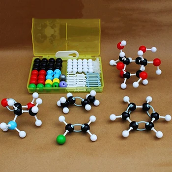 Набор химических молекулярных моделей молекулы органической неорганической химии, набор из 50 атомных структур, научный обучающий эксперимент