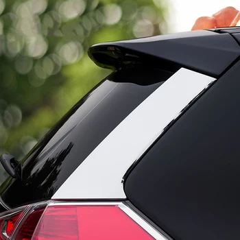 Нержавеющая сталь Для Nissan X-trail Xtrail T32 Rogue 2014-2018 Спойлеры на стойках заднего стекла, Крылья, Наклейка для отделки автомобиля, стайлинг