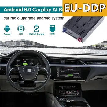 Обновление автомагнитолы Carplay Ai Box на 128 ГБ Android Auto для Audi e-tron 2019 2020 Стерео смарт-мультимедийный плеер WiFi