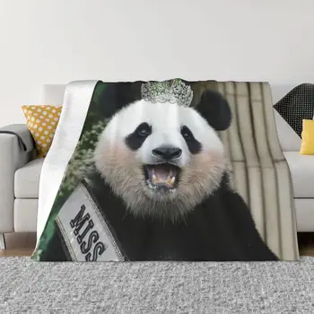 Одеяло Fubao Panda Fu Bao Animal Aibao, супер Теплые Всесезонные Комфортные школьные одеяла, Простой в уходе диван-машина