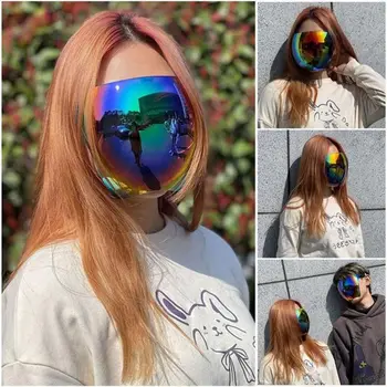 Противотуманный прозрачный чехол для лица, защитная маска для лица, велосипедные солнцезащитные очки, Солнцезащитные очки