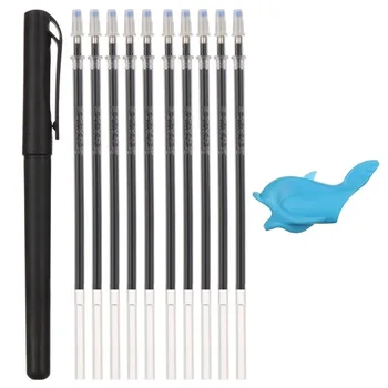 Ручка с автоматическим выцветанием для занятий каллиграфией наклейка с синей канавкой 0,5 мм специальный детский набор волшебных исчезающих ручек