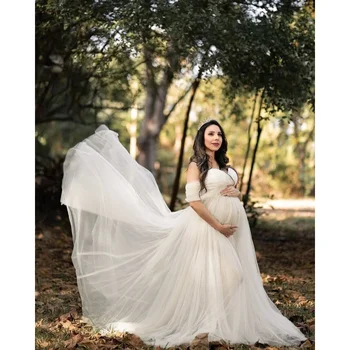 С открытыми плечами для беременных платье для фотосессии беременности, кружевные платья для беременных платье фотографии реквизит фотосессия