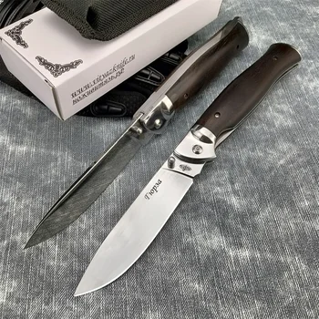 Складной карманный нож EDC в стиле Новой России с деревянной ручкой, тактический инструмент самообороны, Охотничий походный нож