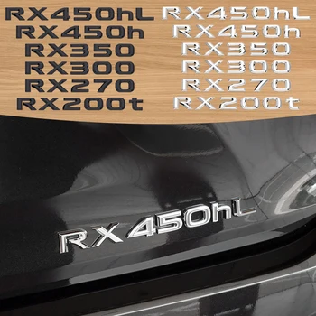 Стайлинг Автомобиля ABS Клейкая Эмблема Значок Заднего Багажника Наклейка Термоаппликации Автоаксессуар Для Lexus RX450hl RX450h RX350 RX300 RX270 RX200t